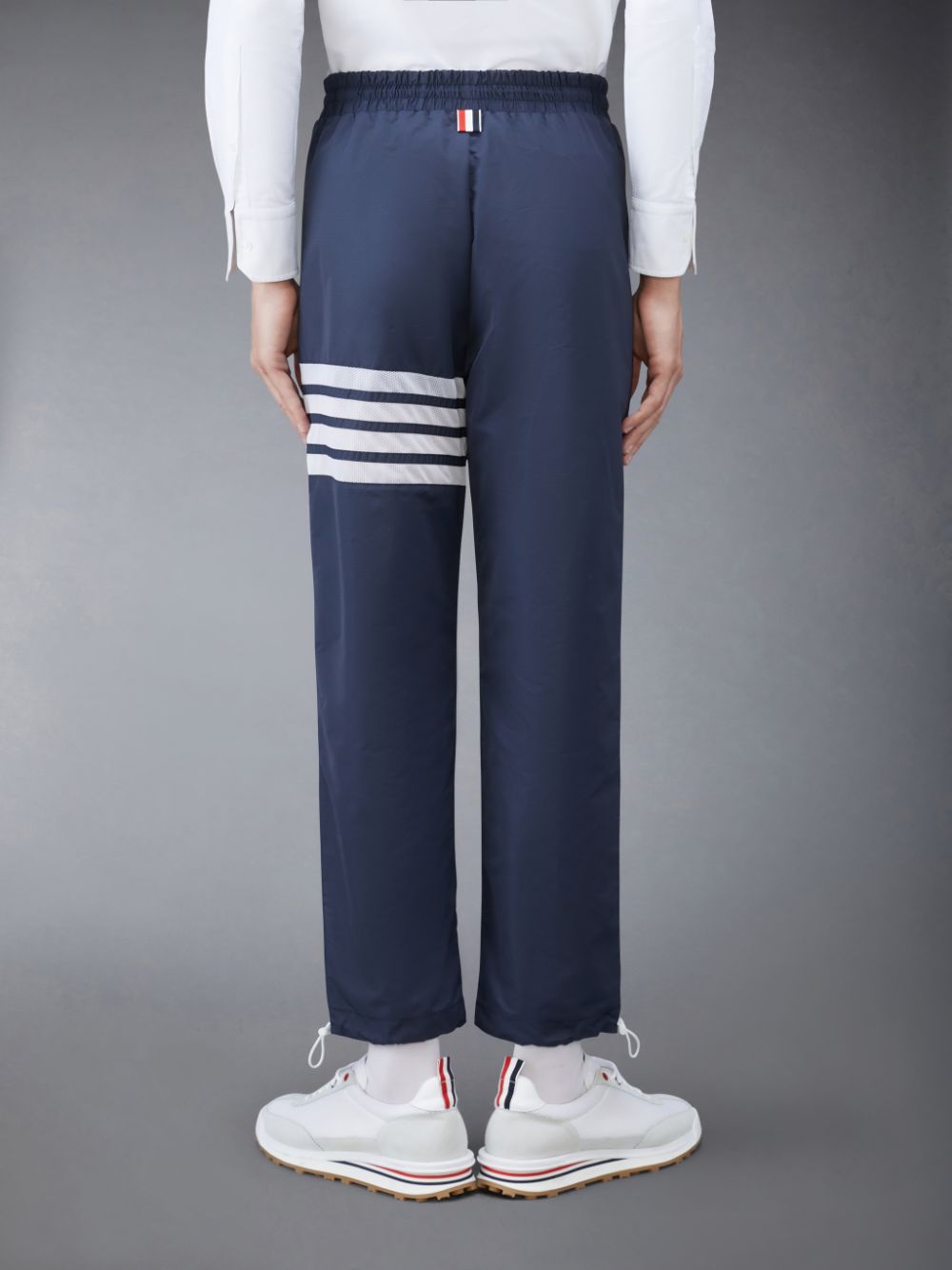 Thom Browne Ripstop Mesh 4-Bar Track Men Pants Blue | SFI70M18843