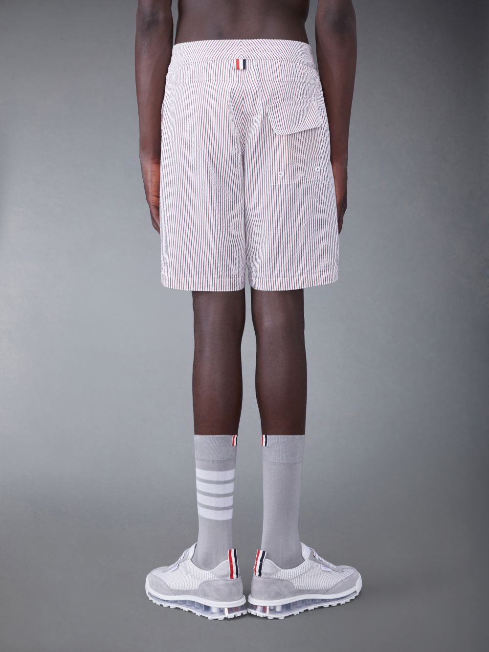 Thom Browne Seersucker Board Men Shorts White | OSF61Y51569