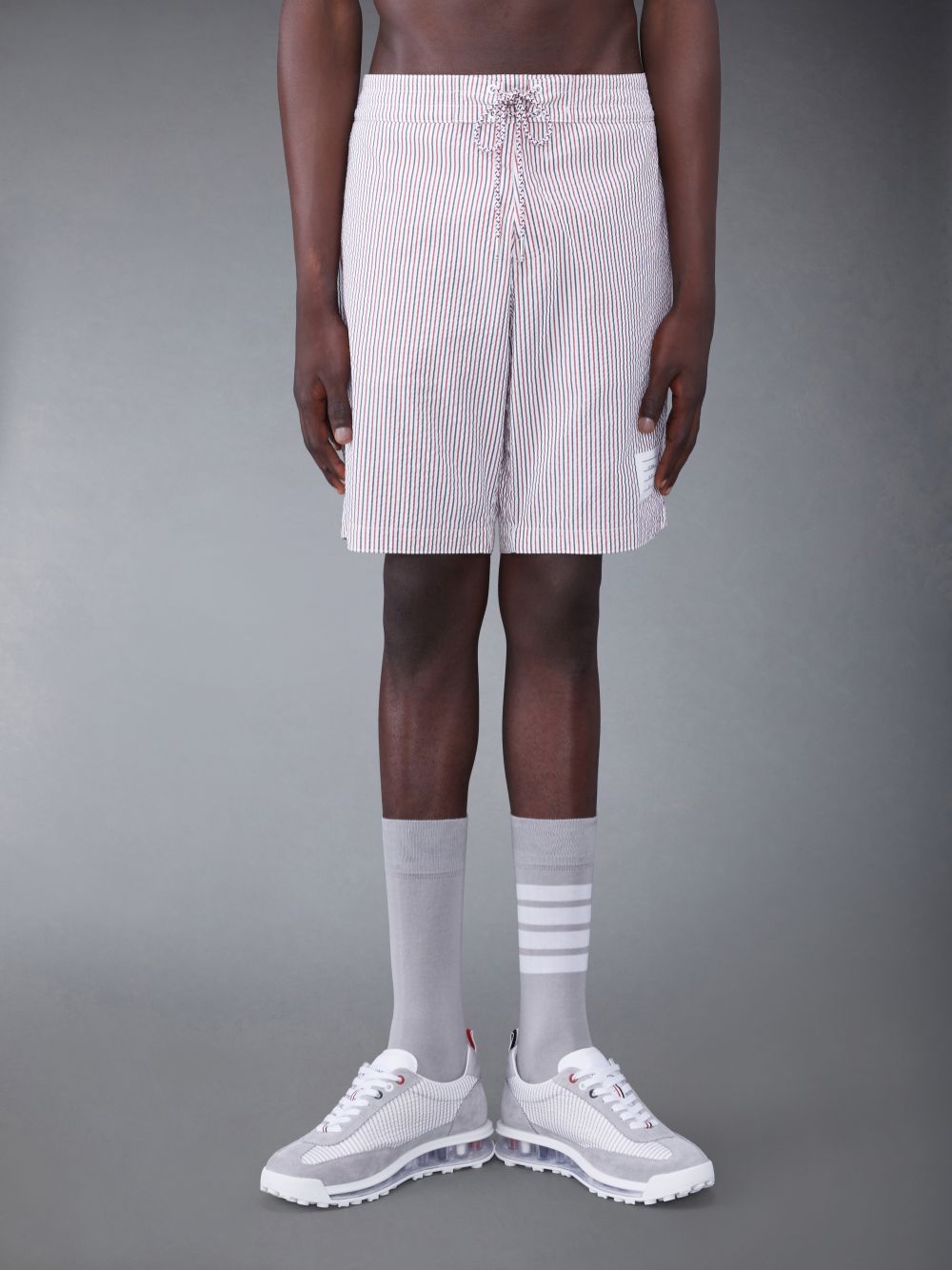 Thom Browne Seersucker Board Men Shorts White | OSF61Y51569