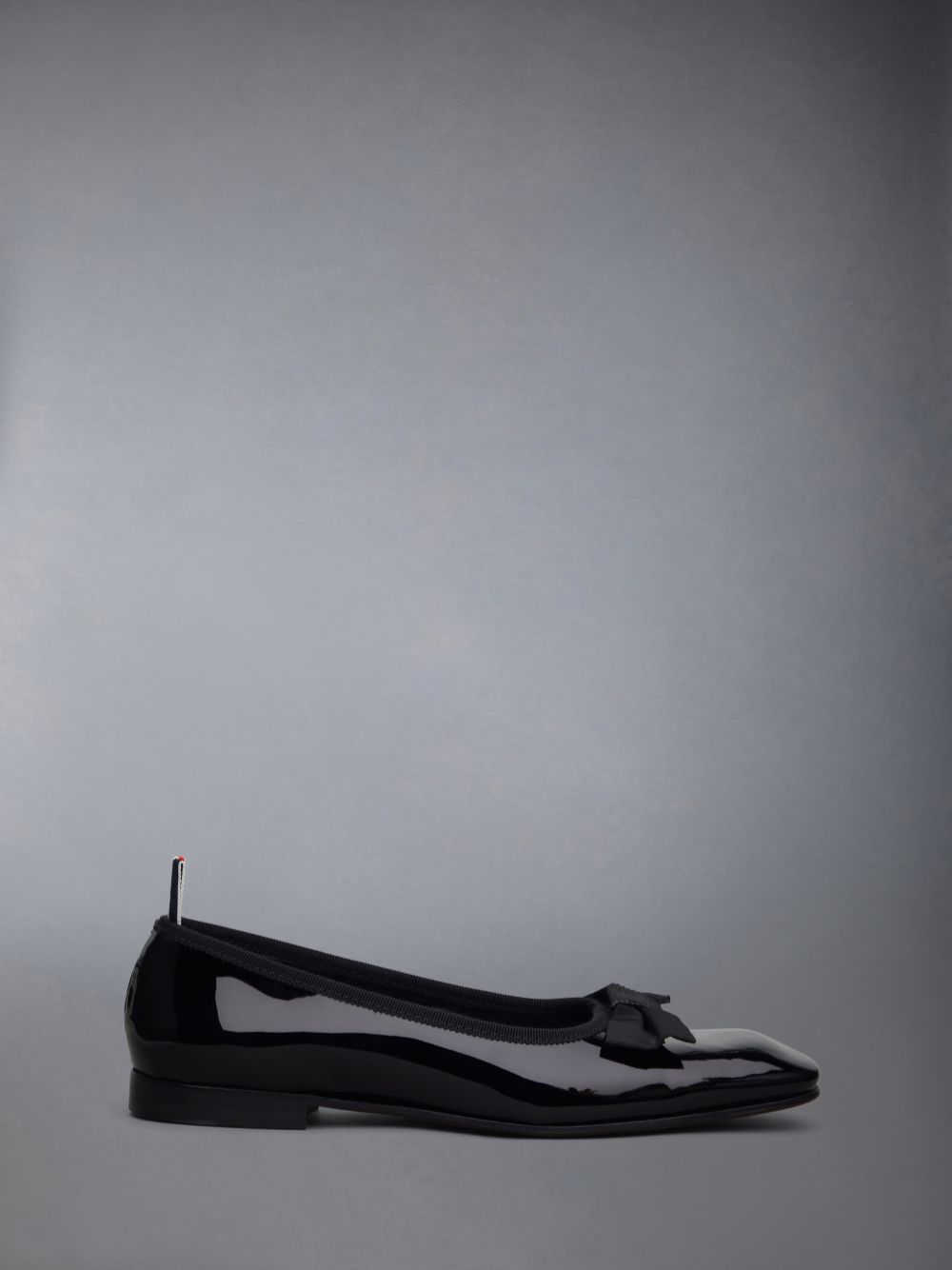 Thom Browne Soft Patent Leather Sole Opera Women Ballerina Black | LTL13M90560