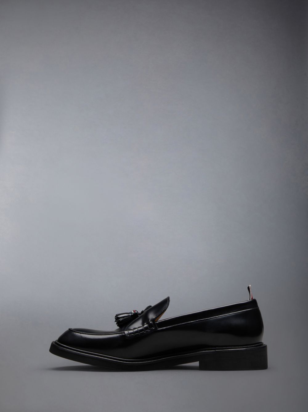 Thom Browne Spazzolato Tassel Men Loafers Black | CND83T03303