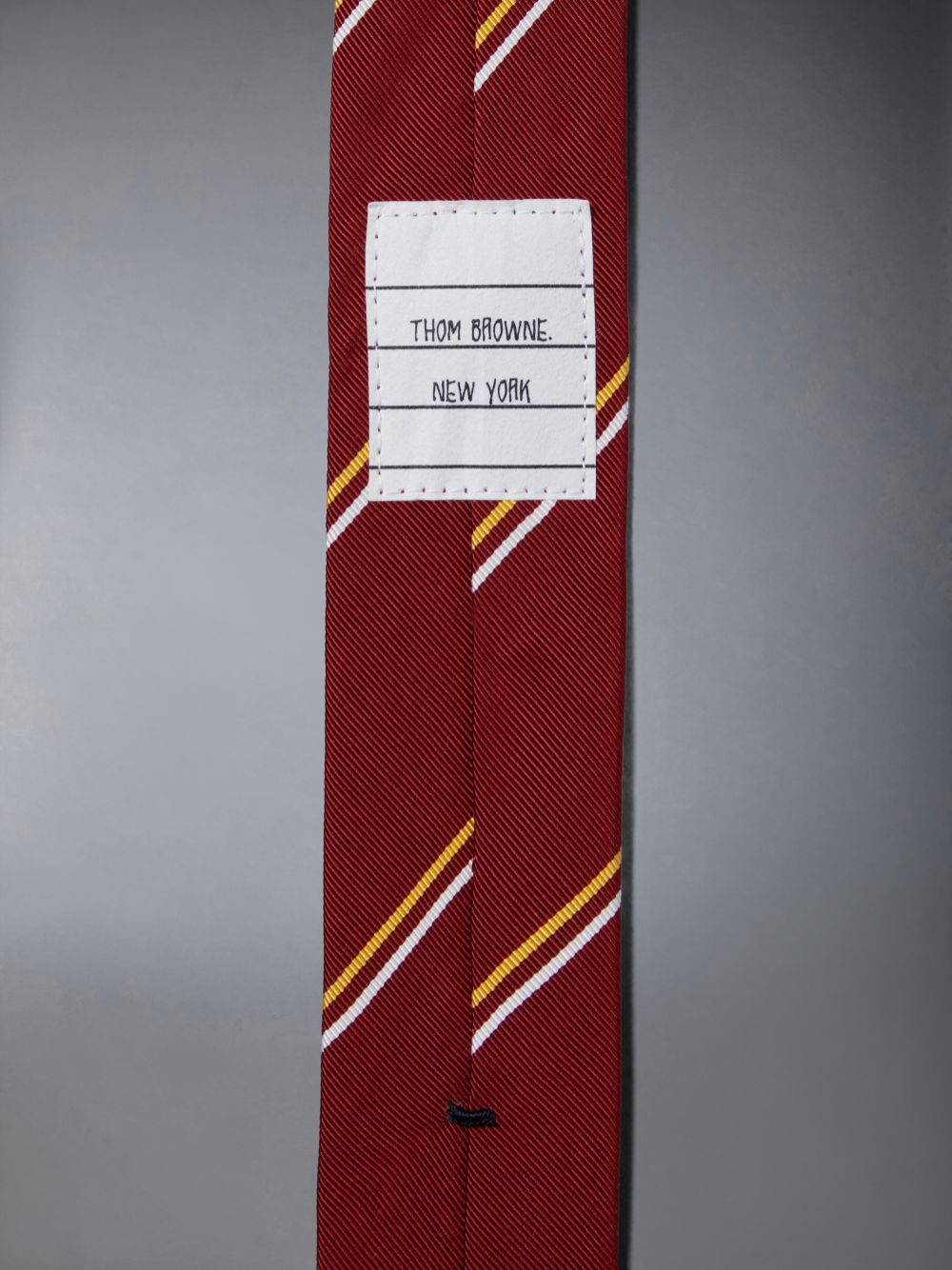 Thom Browne Stripe Mogador Classic Men Ties Red | MVP08U81806