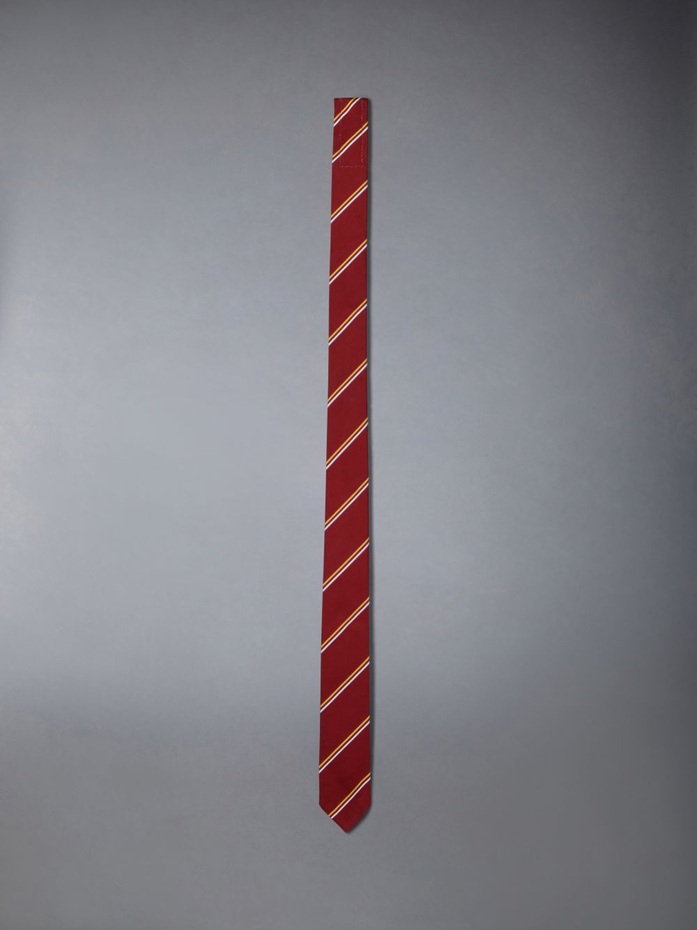 Thom Browne Stripe Mogador Classic Men Ties Red | MVP08U81806