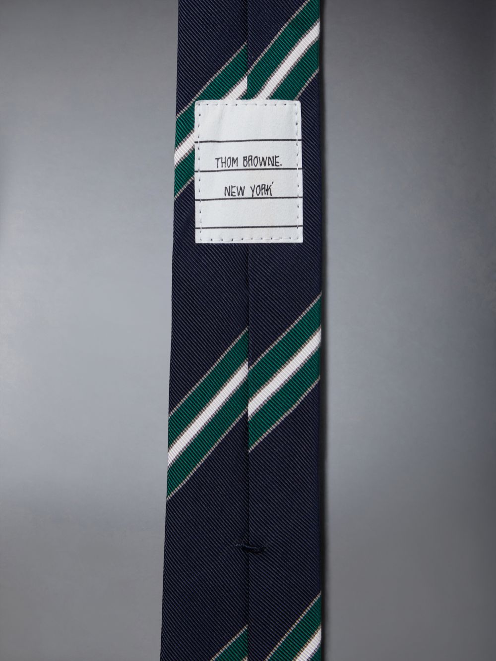 Thom Browne Stripe Mogador Classic Women Ties Blue | XZX62H99452