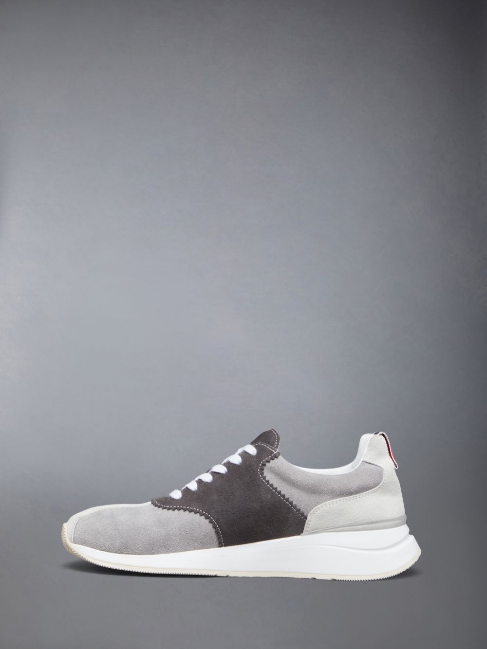 Thom Browne Suede Sprinter Women Sneakers Grey | YPT74H67145