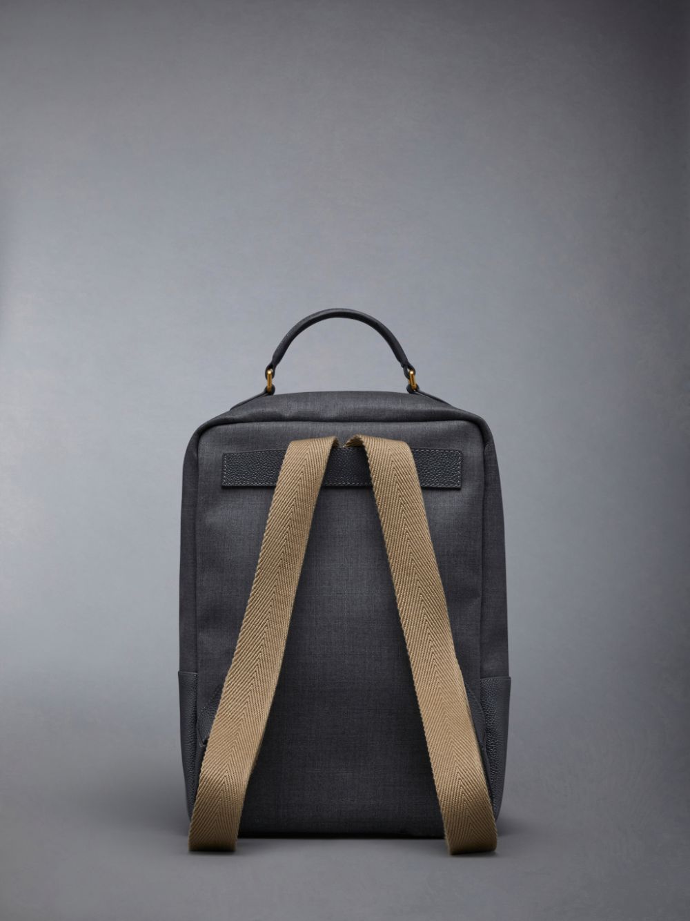 Thom Browne Super 120's Twill Front Pocket School Men Backpacks Grey | ERT94V95128