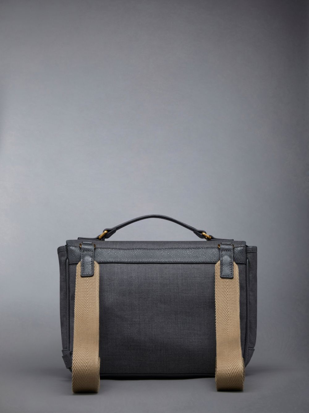 Thom Browne Super 120's Twill School Men Backpacks Grey | NRN34A74241