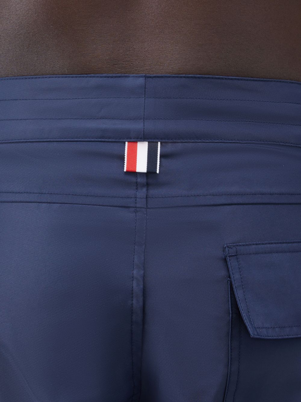 Thom Browne Swim Tech 4-Bar Men Boardshorts Blue | ISW88V78086