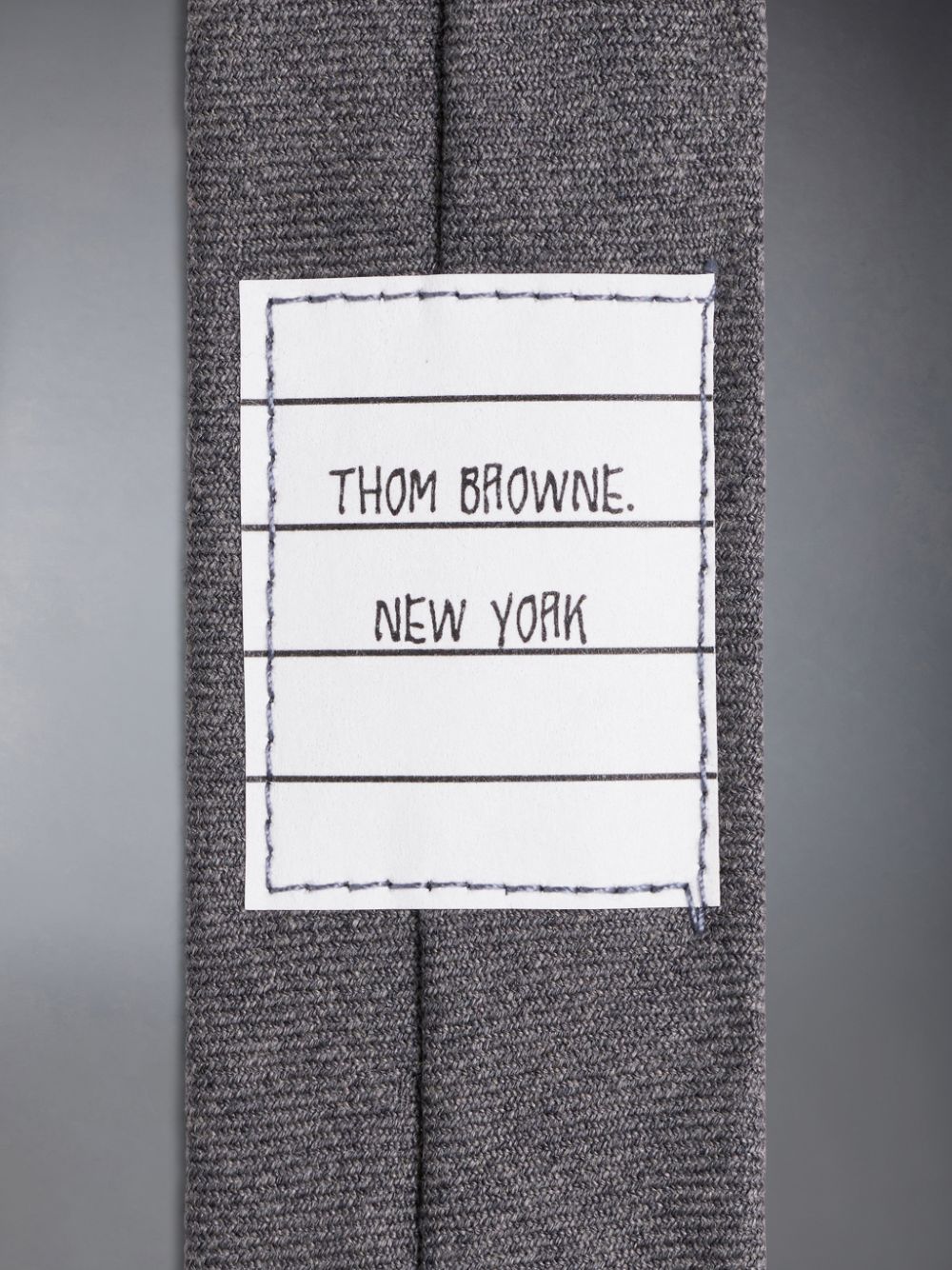 Thom Browne TWILL Boys's Ties Grey | SLC23D06334