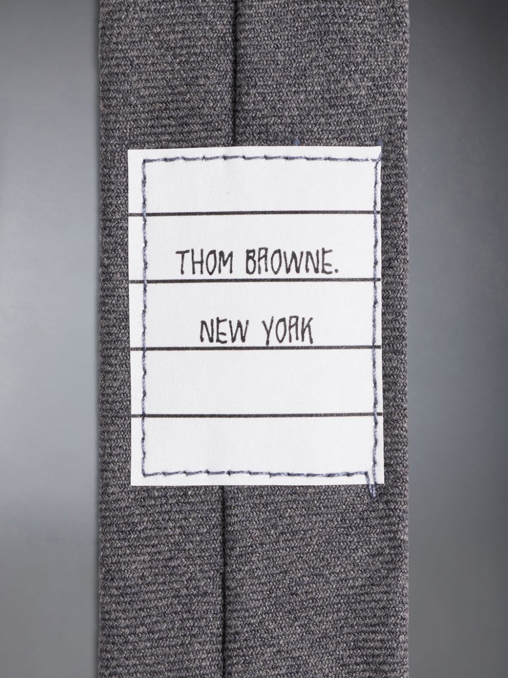 Thom Browne TWILL Men Ties Grey | HFG84F57042