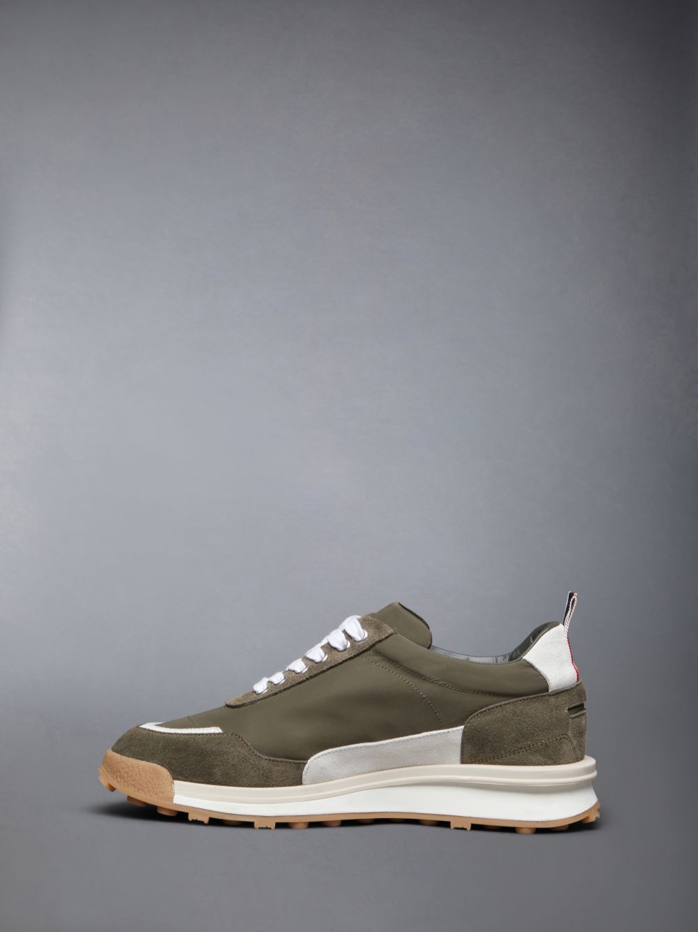 Thom Browne Tech Nylon Alumni Men Sneakers Green | NAY35B76742