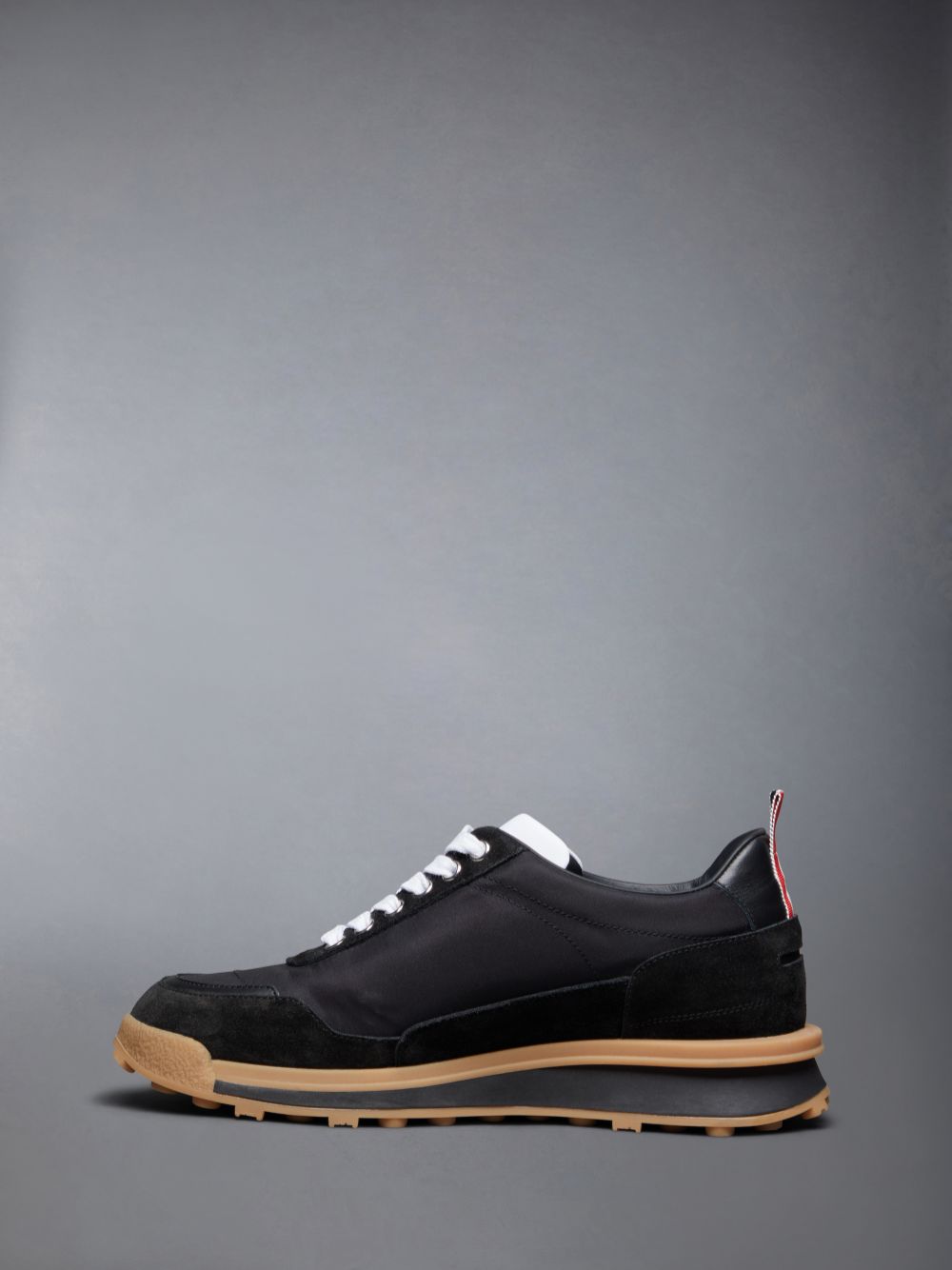 Thom Browne Tech Nylon Alumni Women Sneakers Black | ELN33O40695