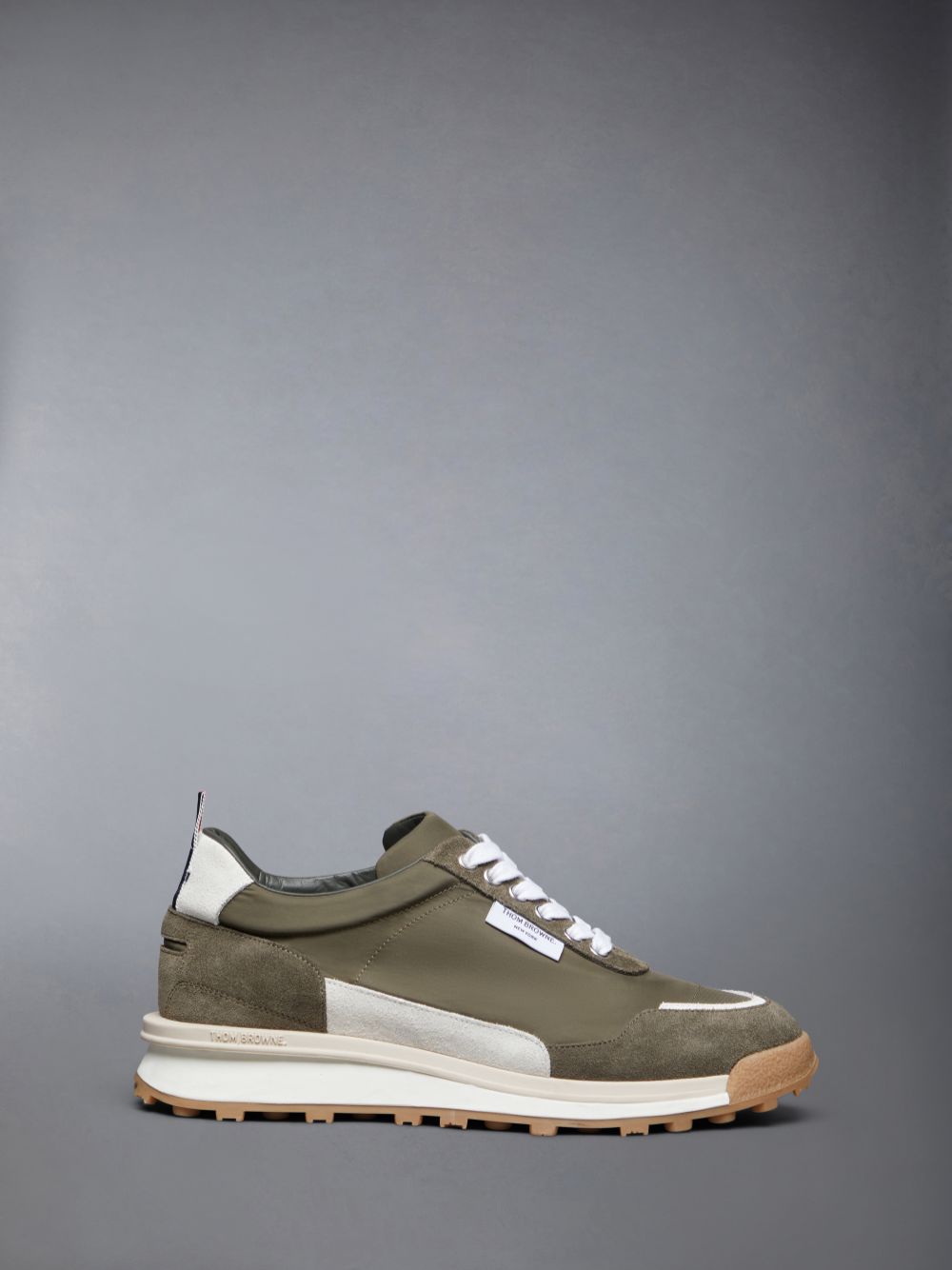 Thom Browne Tech Nylon Alumni Women Sneakers Green | JTN42H14402