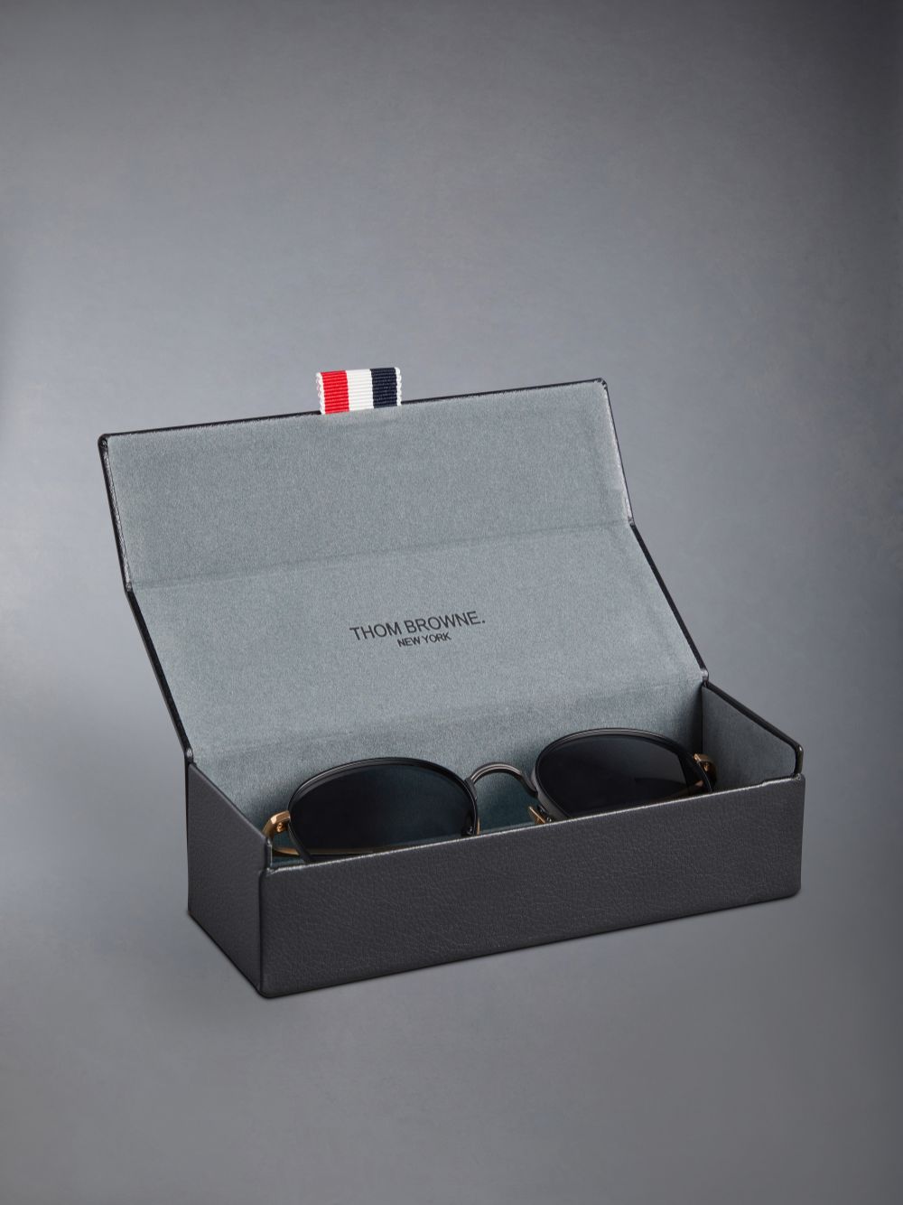 Thom Browne Titanium Round Men Sunglasses Black | XUA75E99835