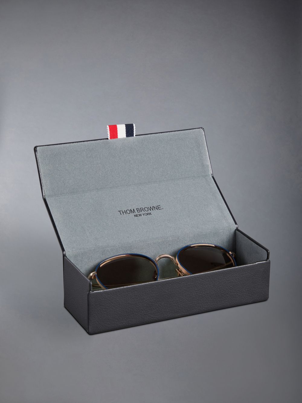 Thom Browne Titanium Round Men Sunglasses Gold | KNE57W64949