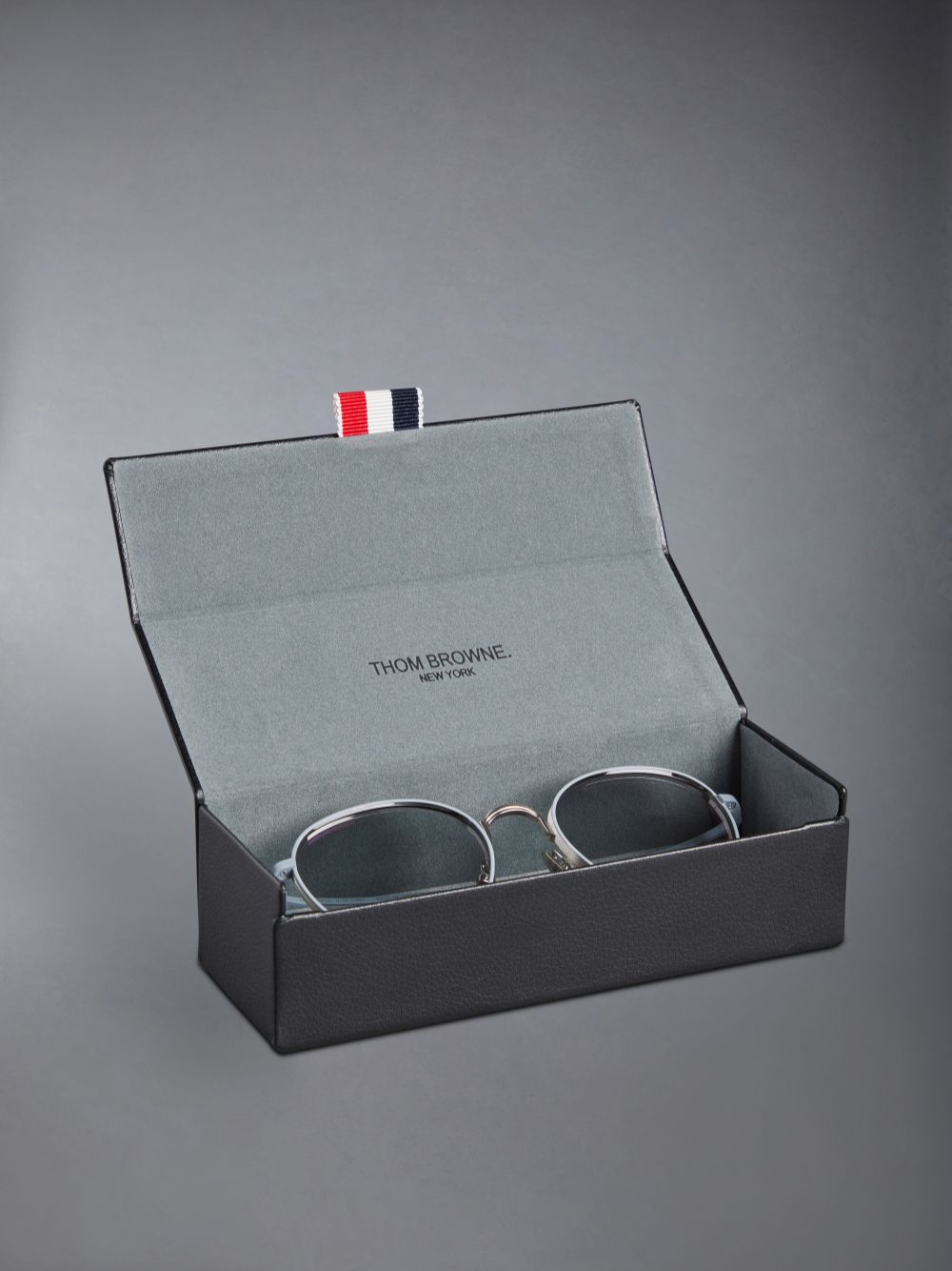 Thom Browne Titanium Round Men Sunglasses Silver | FXC61Z82727