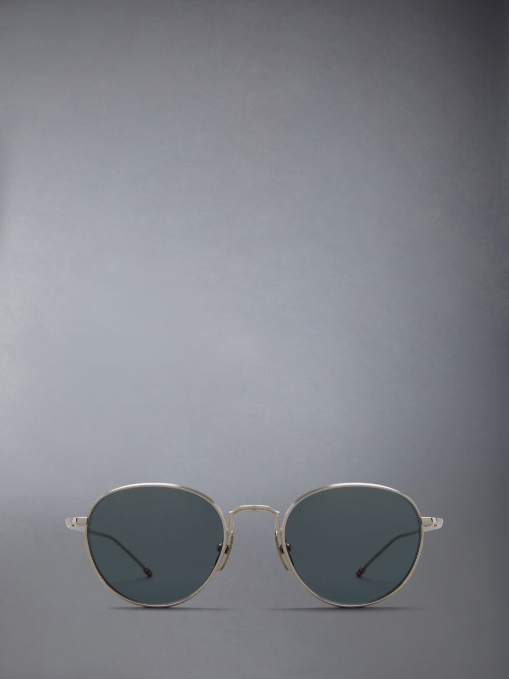 Thom Browne Titanium Round Women Sunglasses Silver | ZNB87I62573