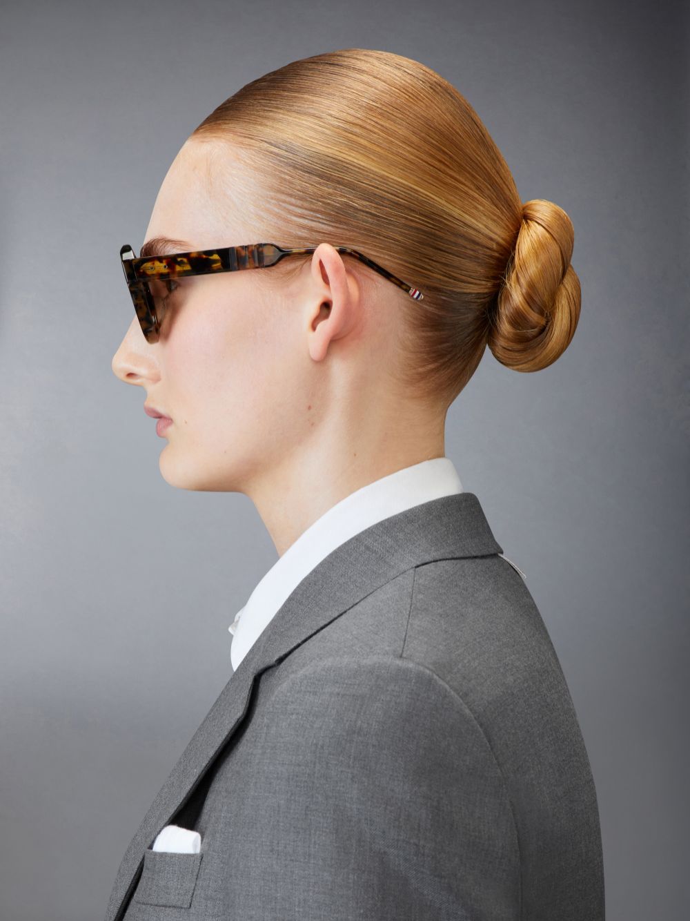 Thom Browne Tokyo Tortoise Acetate Round Women Sunglasses Brown | JYQ36B96879