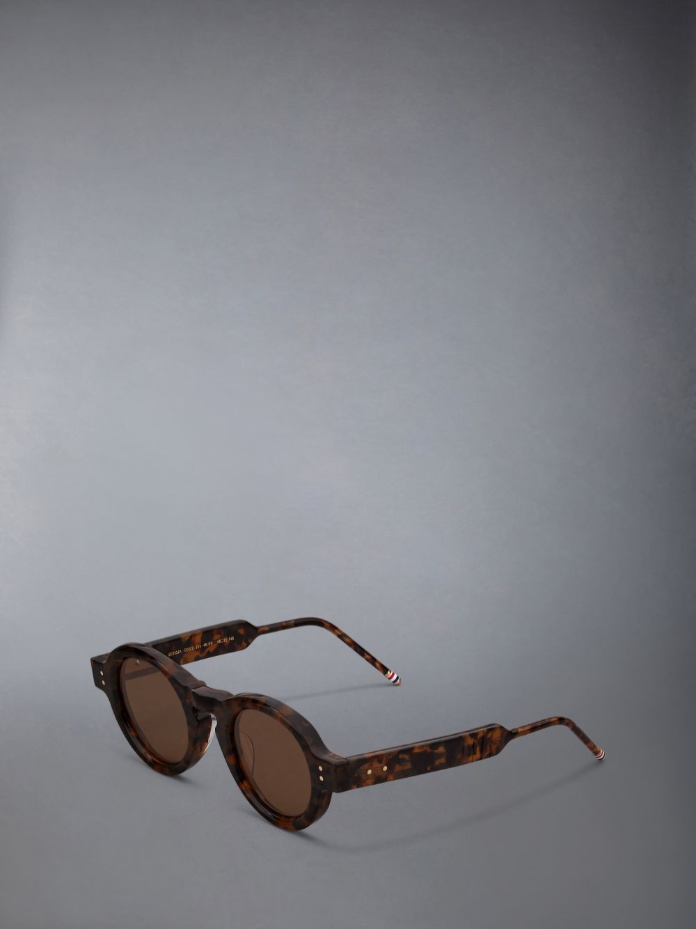 Thom Browne Tokyo Tortoise Acetate Round Women Sunglasses Brown | JYQ36B96879