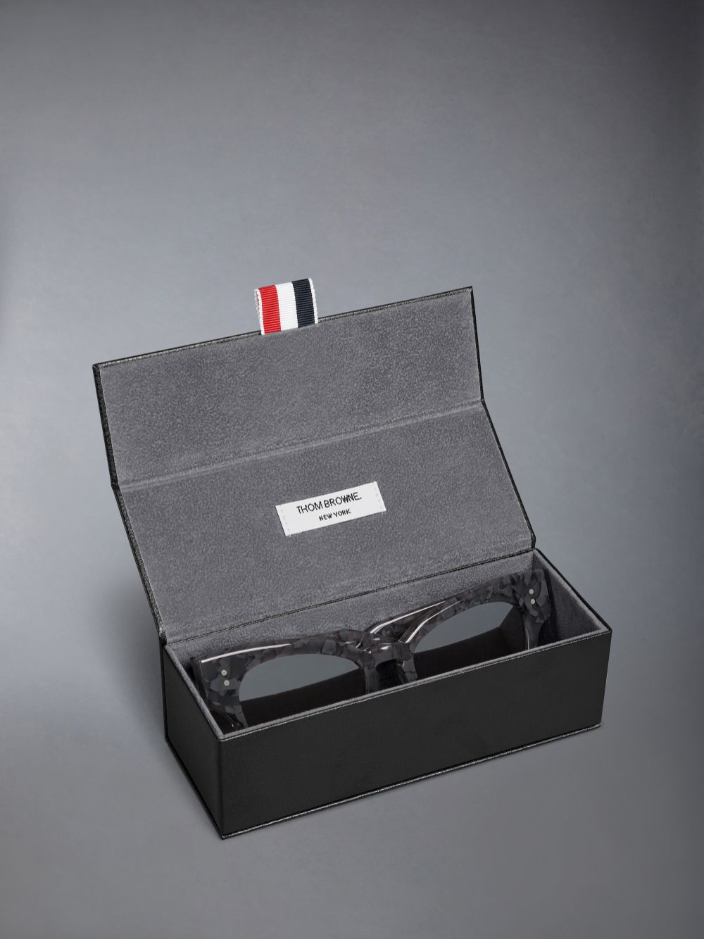 Thom Browne Tortoise Acetate Cateye Men Sunglasses Grey | NOU38E62772