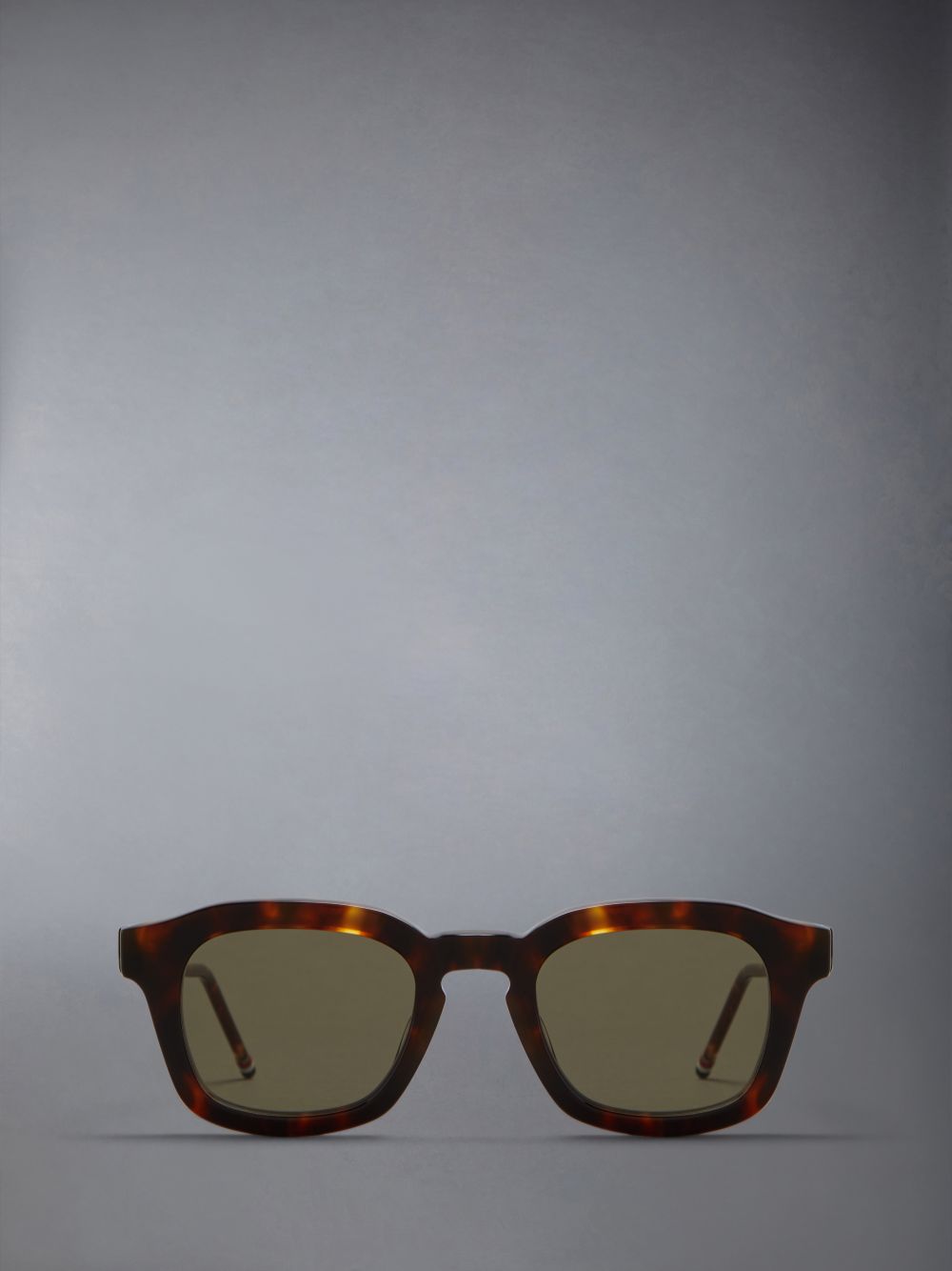 Thom Browne Tortoise Acetate Rectangular Men Sunglasses Brown | FXI99B53583