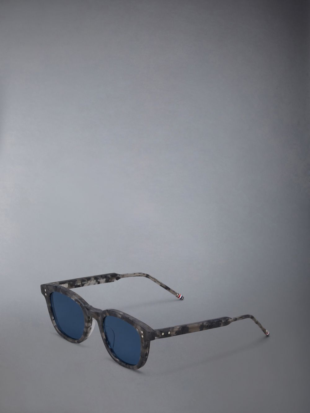 Thom Browne Tortoise Acetate Rectangular Men Sunglasses Grey | LMH08C97078