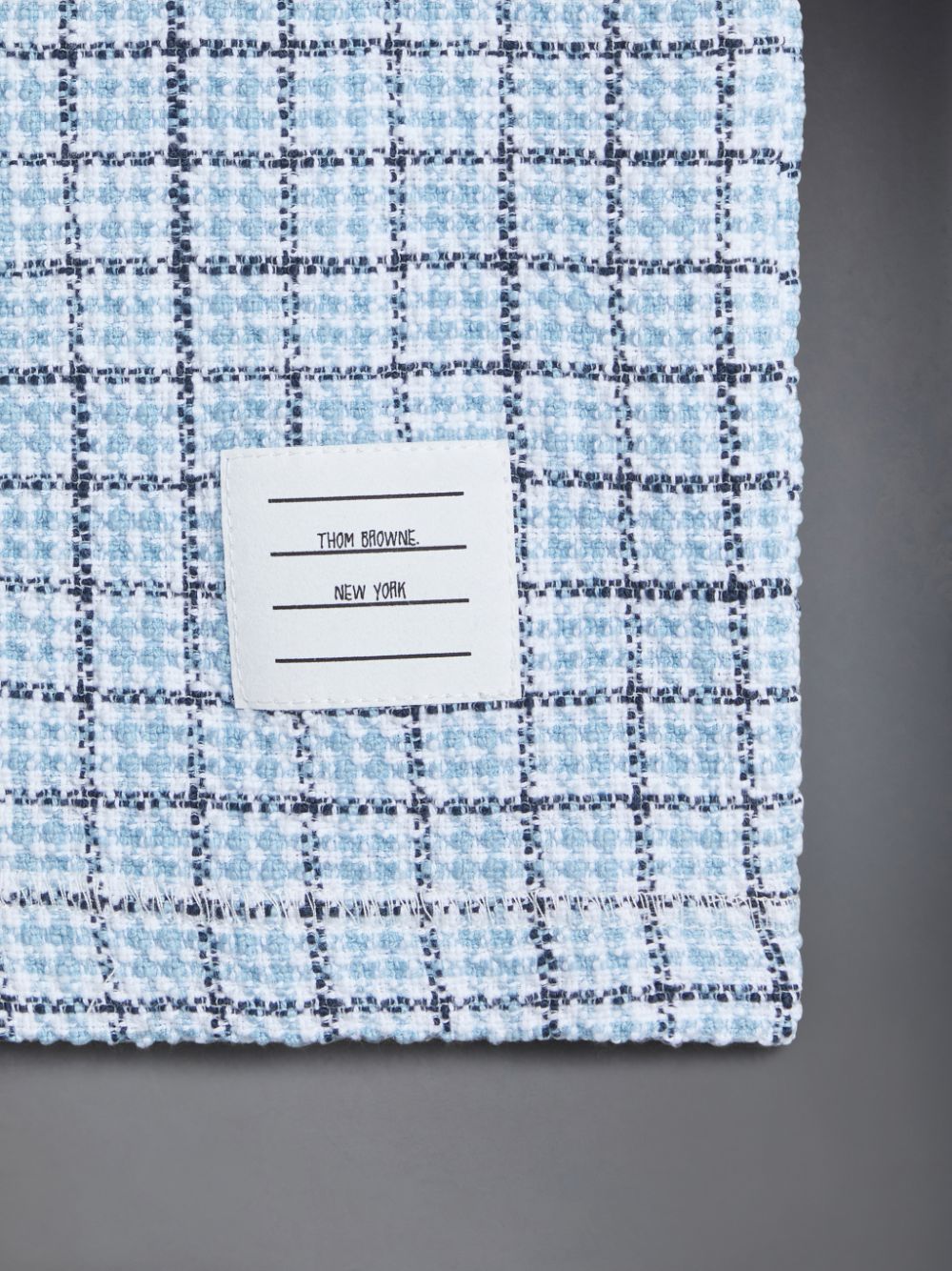 Thom Browne Tweed Jersey Boxy Boys's T Shirts Blue | ZII64S76708