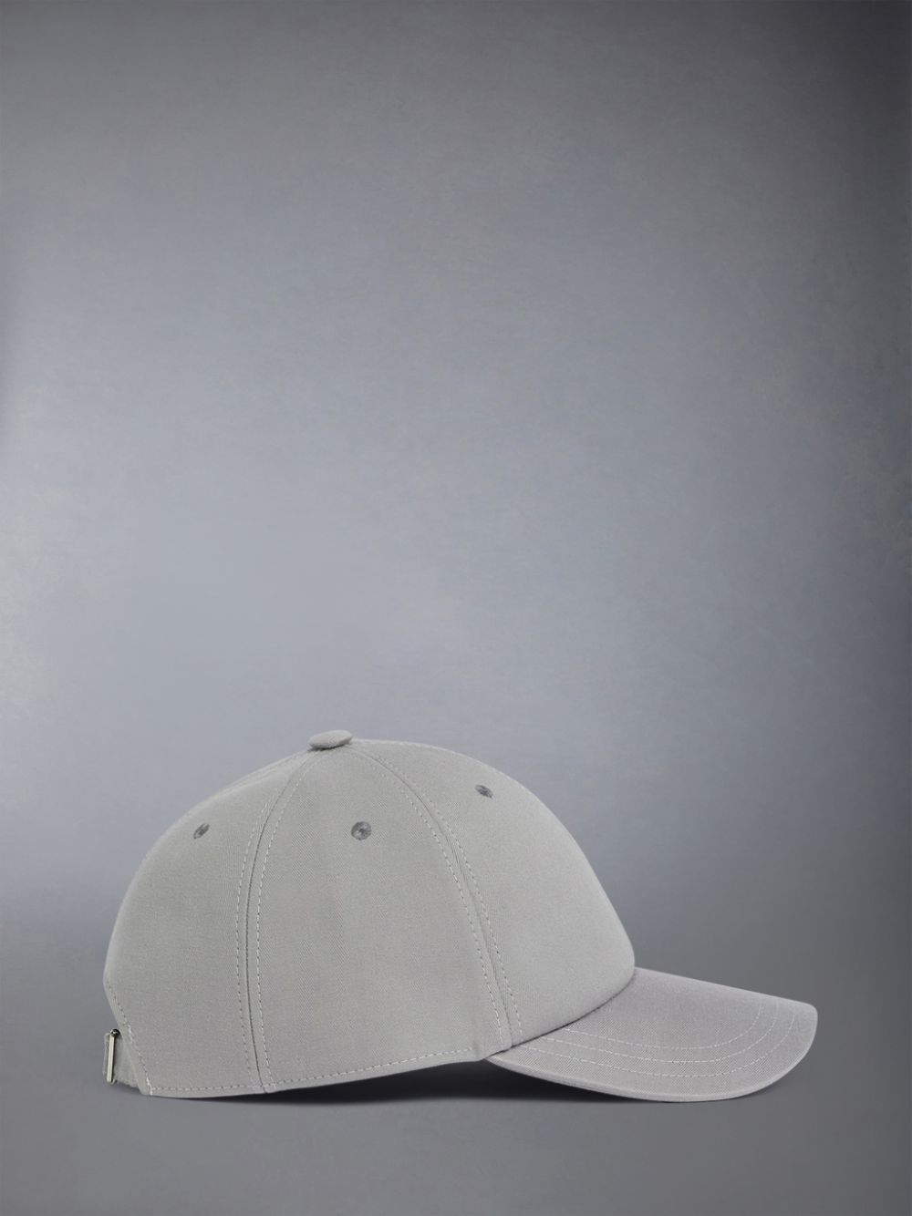 Thom Browne Twill Classic 6-Panel Baseball Men Caps Grey | HBK28F62290