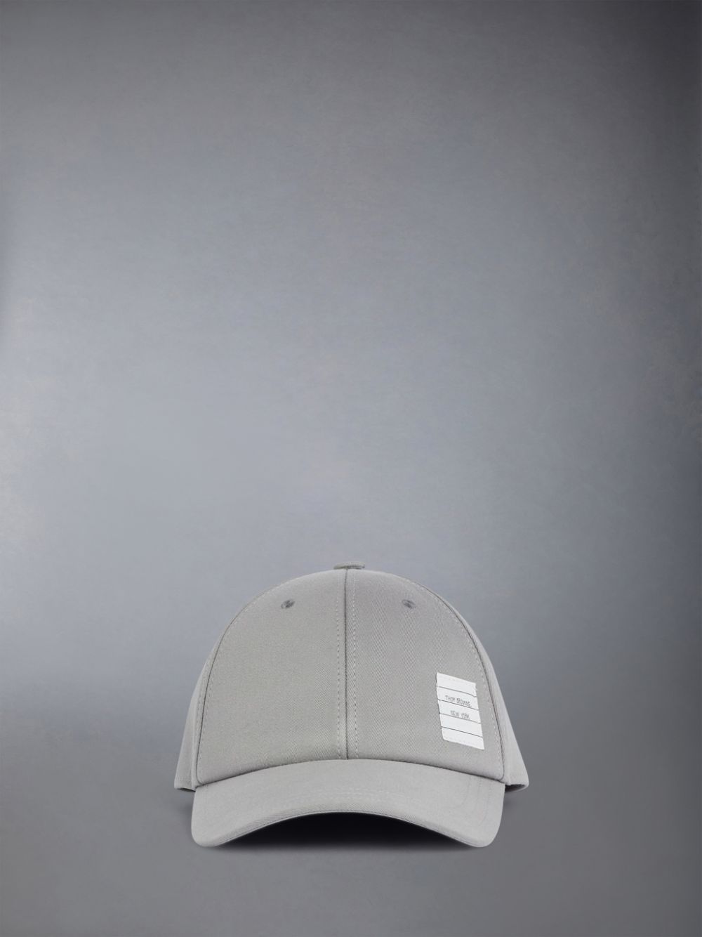 Thom Browne Twill Classic 6-Panel Baseball Men Caps Grey | HBK28F62290