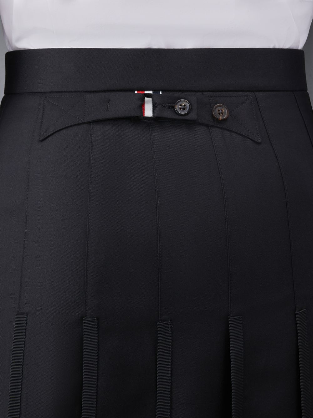 Thom Browne Twill Classic Pleated Backstrap Men Skirts Grey | AES96X28148