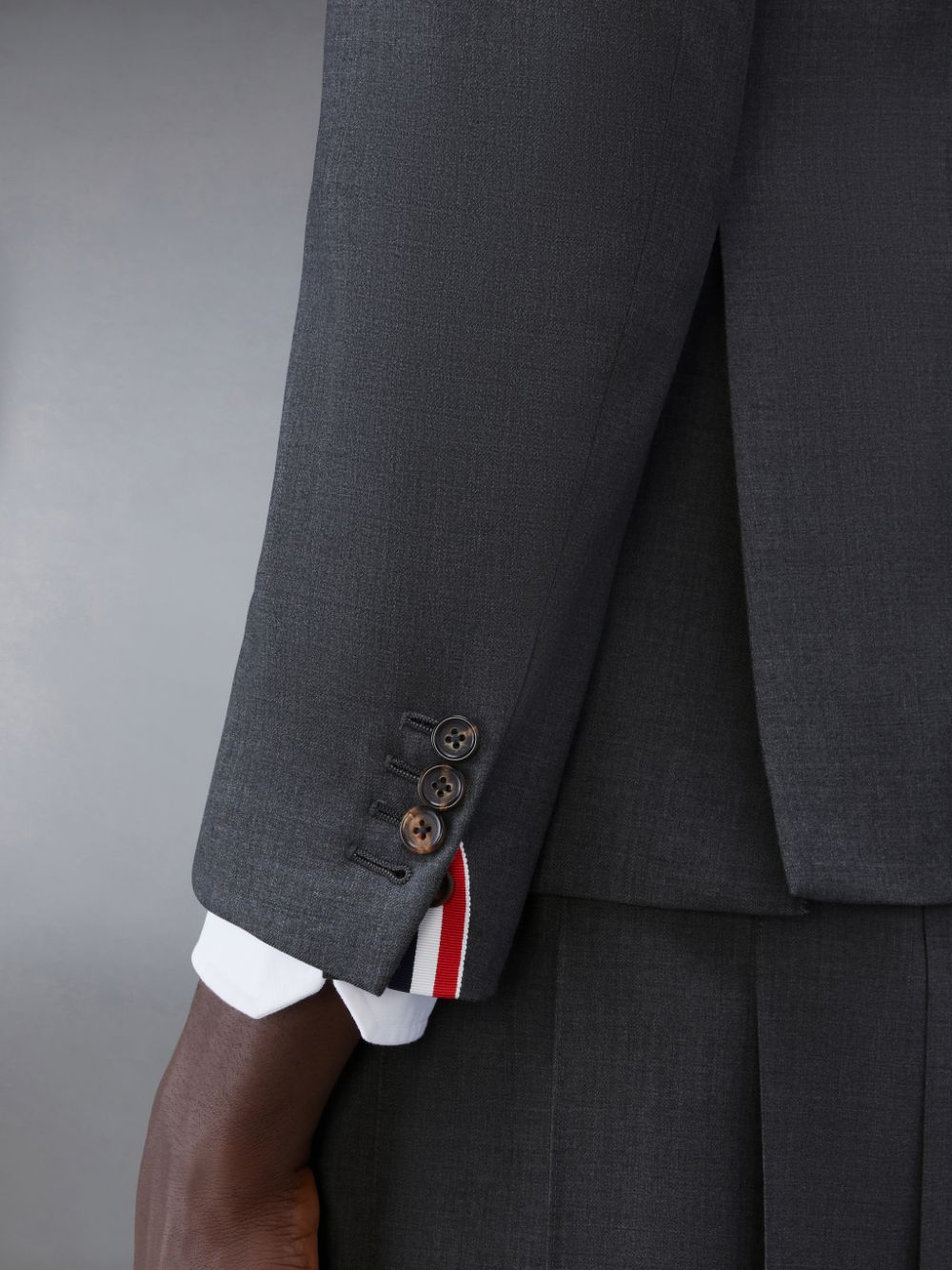 Thom Browne Twill Classic Sport Men Coats Grey | RSY26A71353