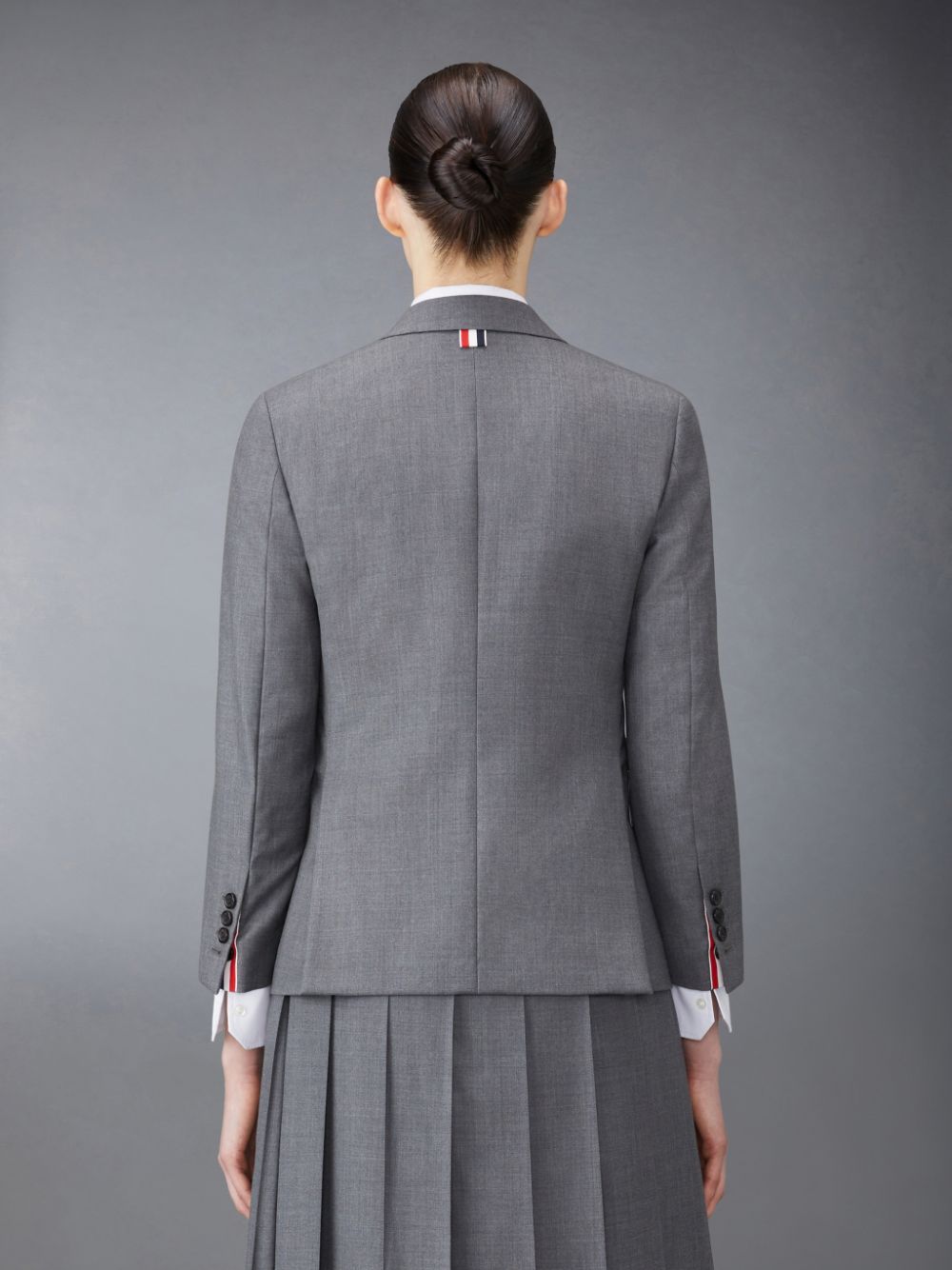 Thom Browne Twill Classic Sport Women Coats Grey | KXY71W27768