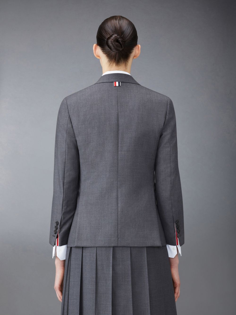 Thom Browne Twill Classic Sport Women Coats Grey | EXJ89N92791