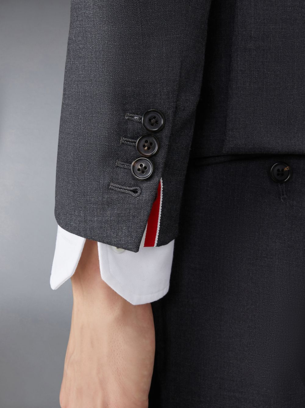 Thom Browne Twill High Armhole Sport Men Coats Grey | CKW86I75666