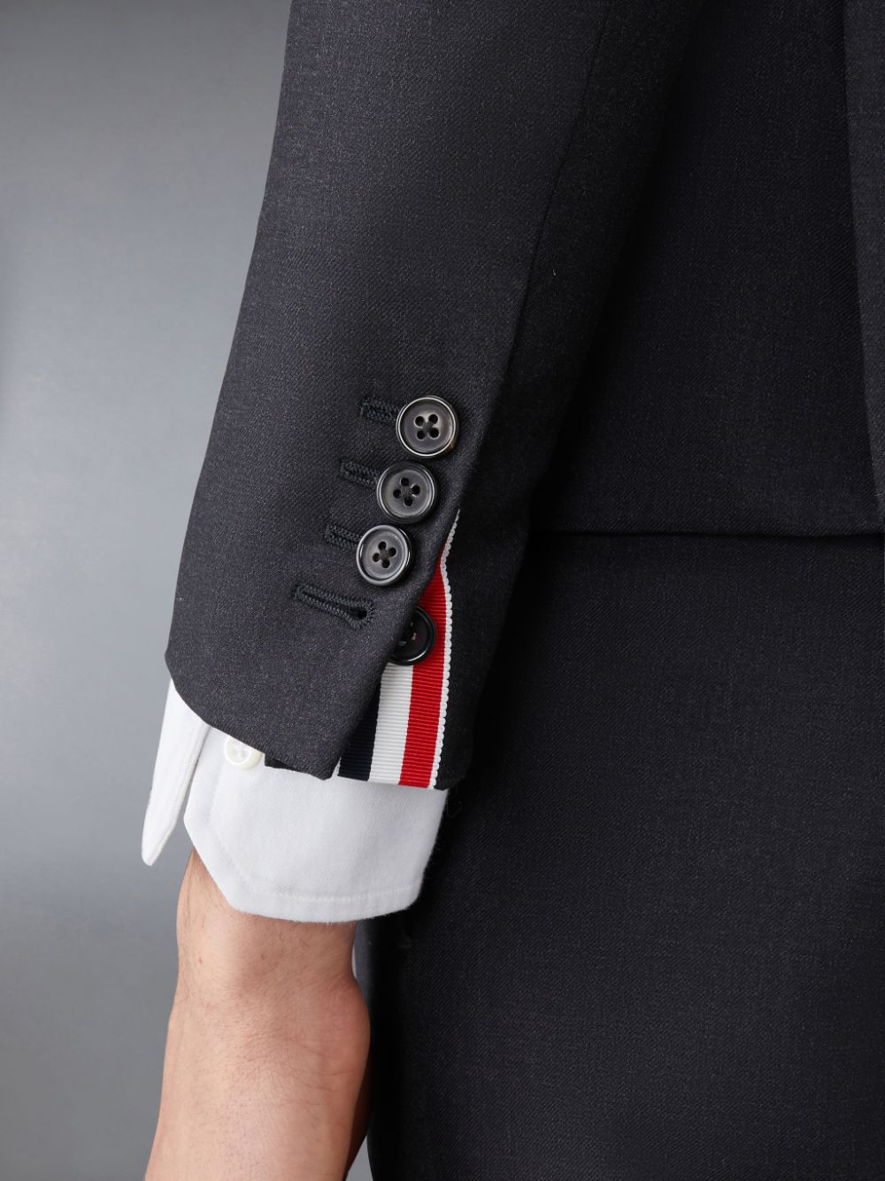 Thom Browne Twill High Armhole Sport Men Coats Black | FIC58O07414