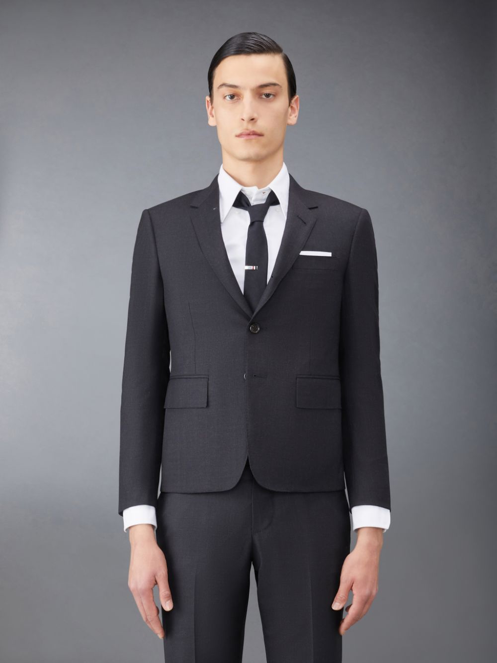 Thom Browne Twill High Armhole Sport Men Coats Black | FIC58O07414