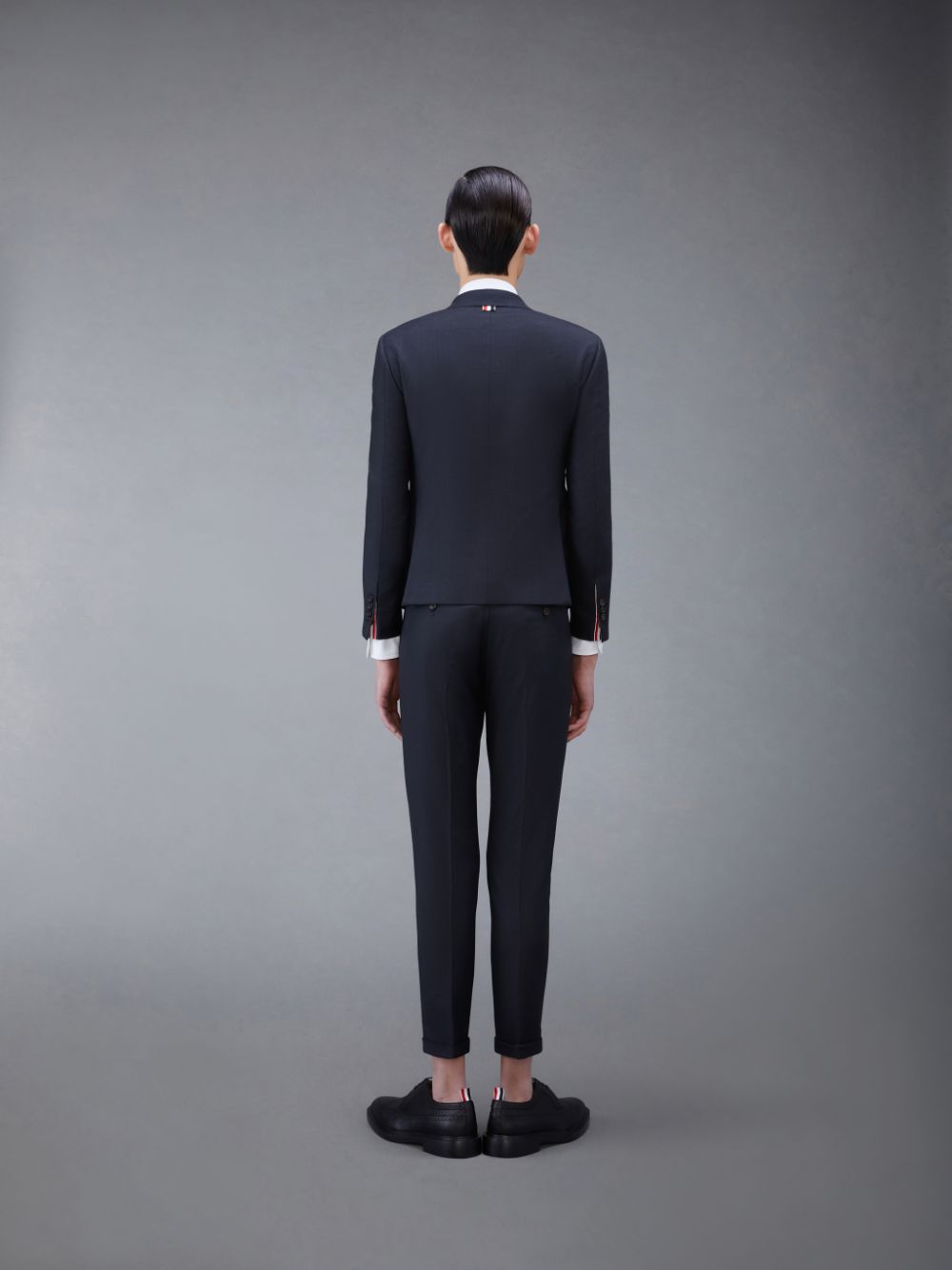 Thom Browne Twill High Armhole Suit and Tie Men Coats Grey | MDG31U57567