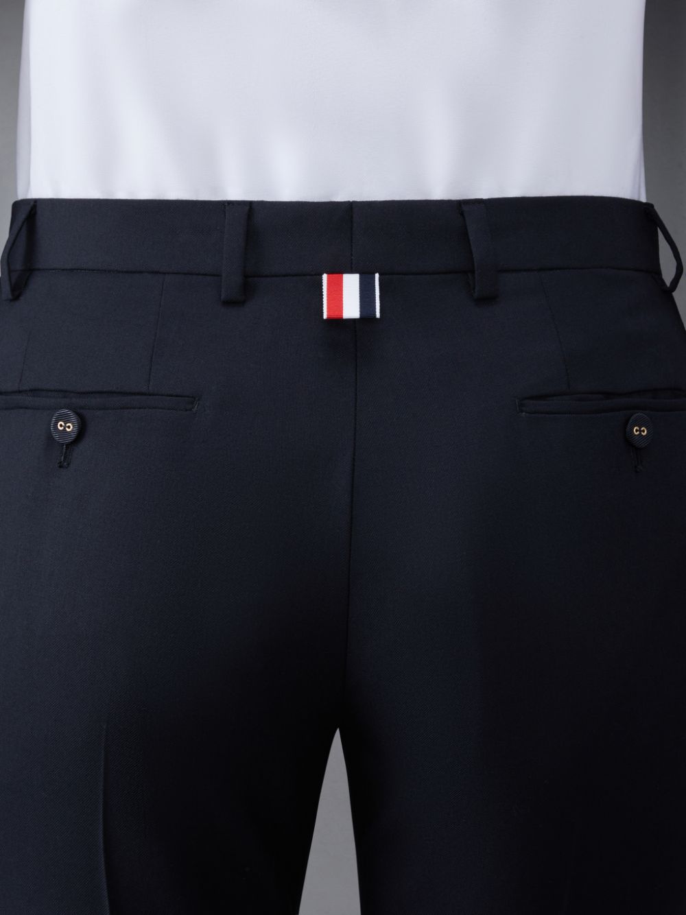 Thom Browne Twill Low Rise Cigarette Women Pants Black | RHU15N12440