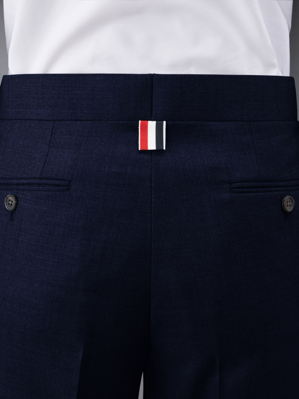 Thom Browne Twill Low Rise Slim Women Pants Blue | MWX63K45523