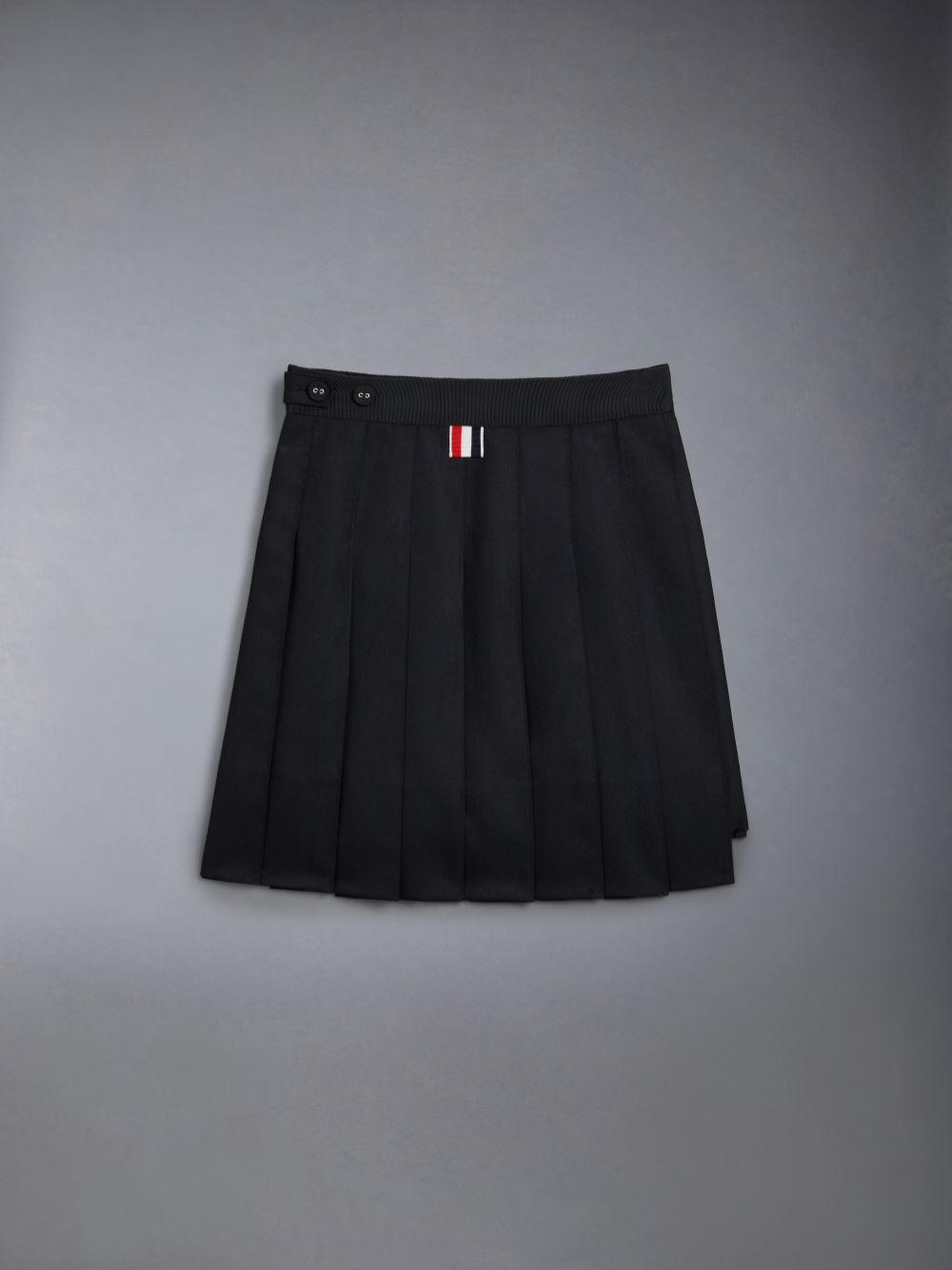 Thom Browne Twill Pleated Mini Girls's Skirts Black | QDU04L00775