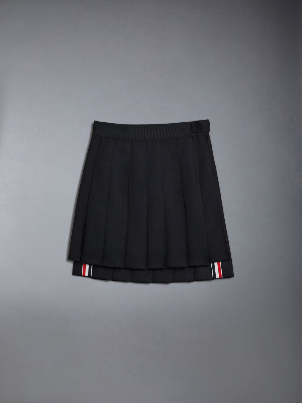 Thom Browne Twill Pleated Mini Girls\'s Skirts Black | QDU04L00775