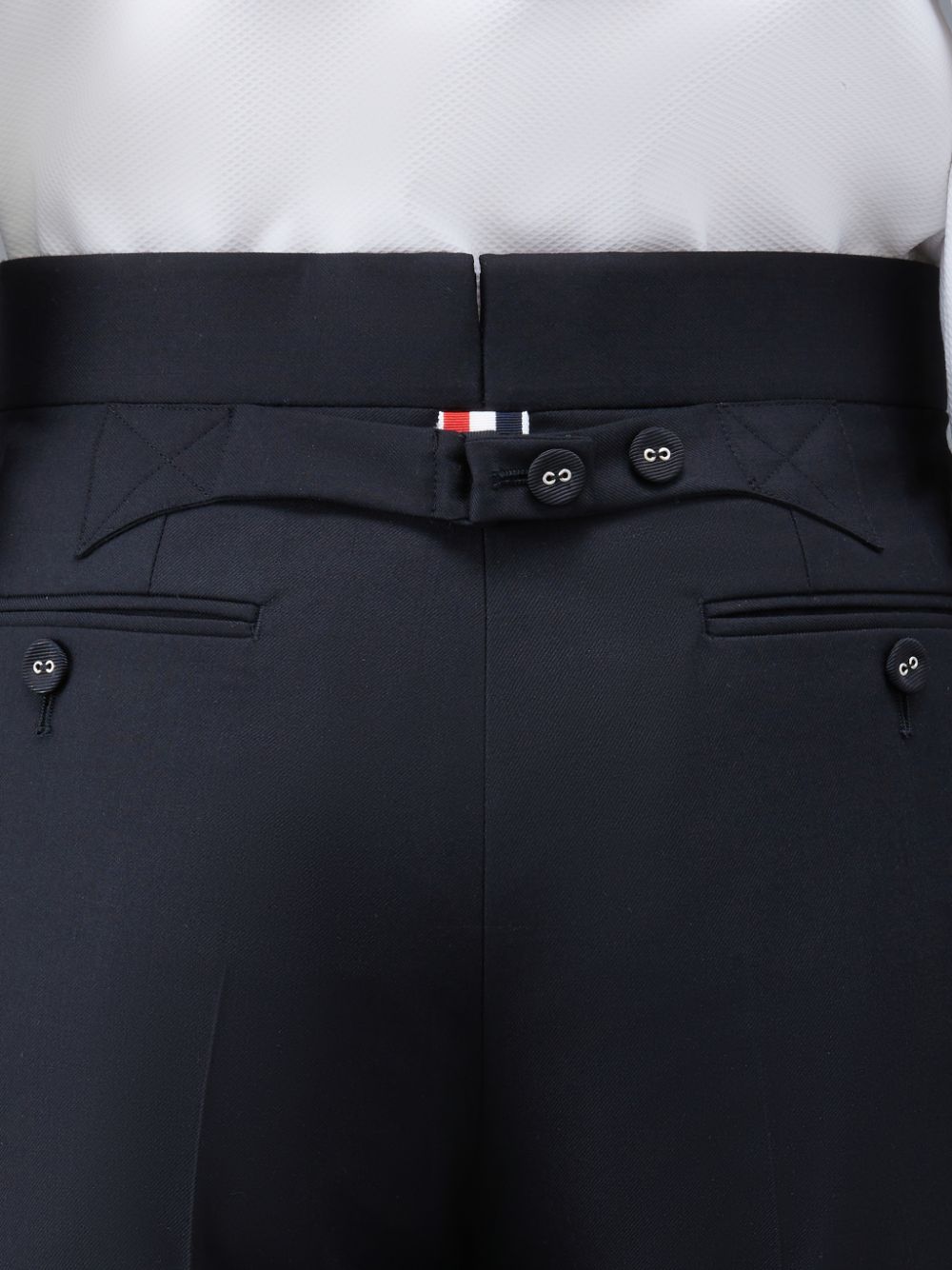 Thom Browne Twill Tipping Classic Backstrap Men Shorts Black | RKP17C18708