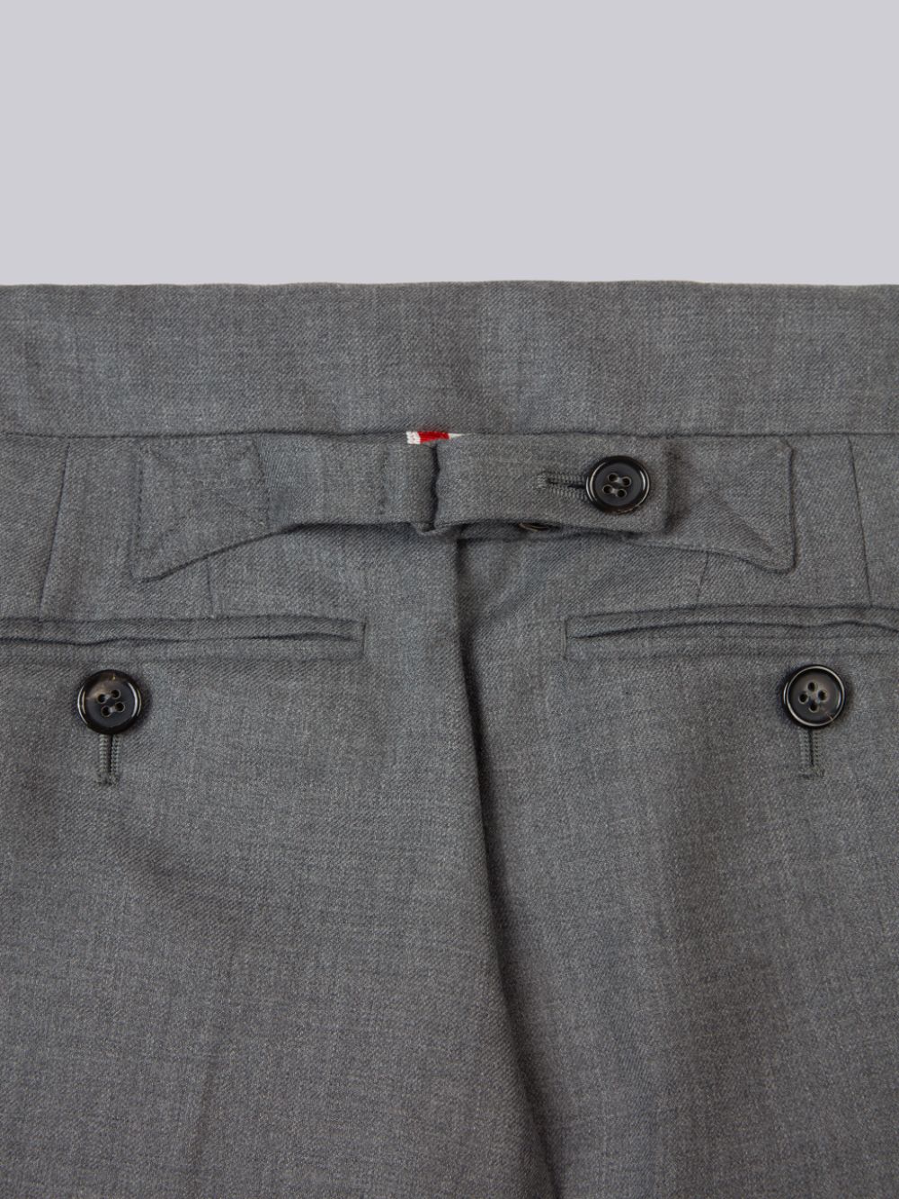 Thom Browne Twill Wool Classic Boys's Pants Grey | JSP71O12389