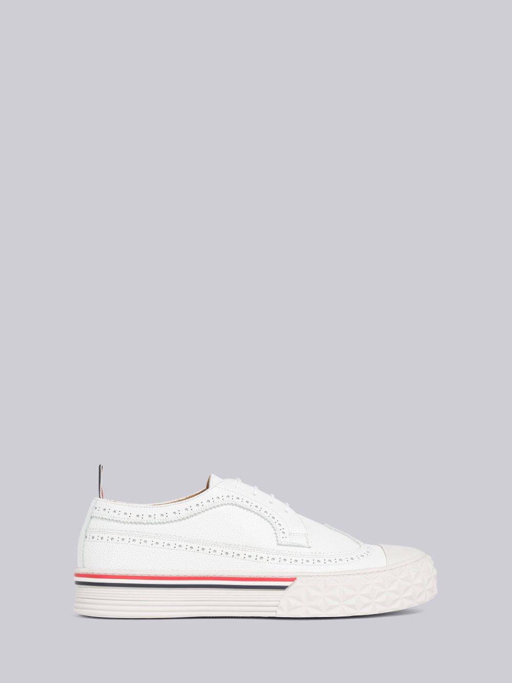 Thom Browne Vitello Calf Longwing Collegiate Low Top Women Sneakers White | PHN94Z65920