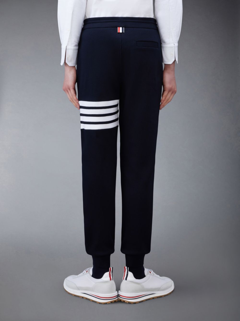 Thom Browne Waffle 4-Bar Men Sweatpants Blue | HBC17Q88316