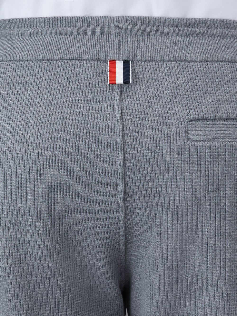 Thom Browne Waffle 4-Bar Men Sweatpants Grey | BWW04G39591