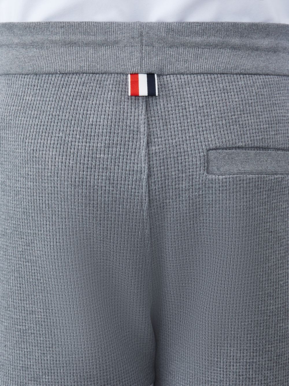 Thom Browne Waffle 4-Bar Men Sweatshorts Grey | MRX07C33843