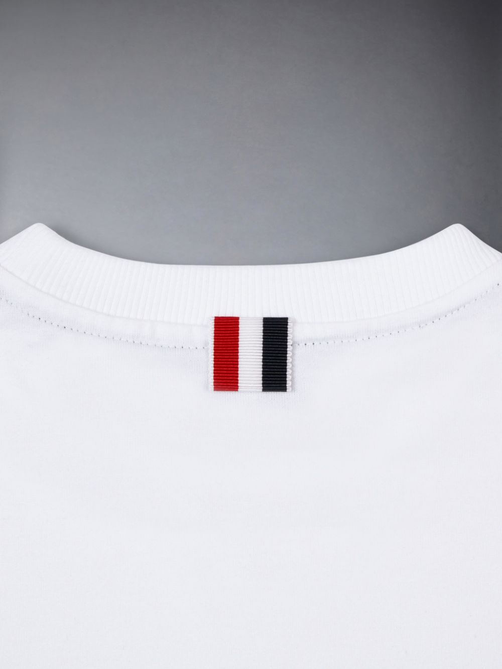 Thom Browne White Cotton Jersey 4-Bar Long Sleeve Boys's T Shirts White | AXR09D55526