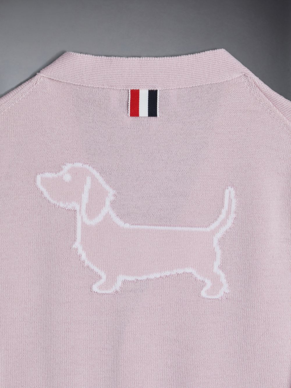 Thom Browne Wool Cashmere 4-Bar Hector Classic Boys's Cardigan Pink | YNR56N55014