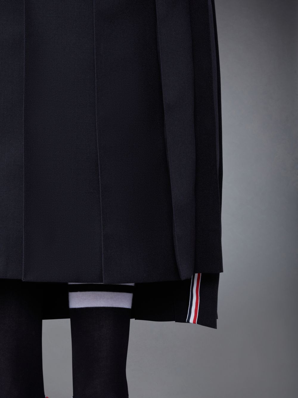 Thom Browne Wool Classic Pleated Men Skirts Black | QPQ16Q29458